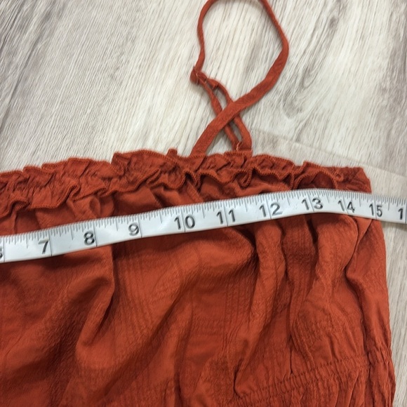 Rust Orange Sundress size medium NWOT - Picture 3 of 7